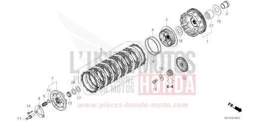EMBRAYAGE (1) CRF1100A4R de 2024